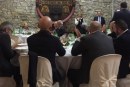 Spiedo in Villa Franciacorta dalla famiglia Bianchi