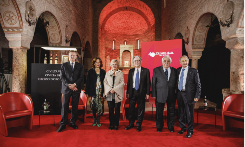 i premiati con il patron della Masi Sandro Boscaini