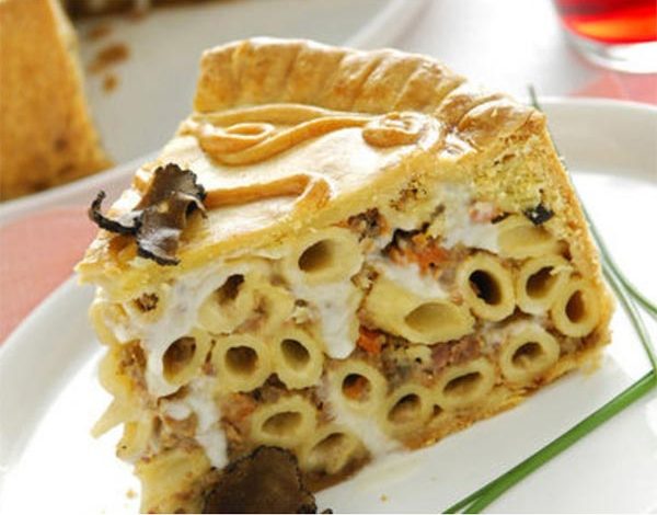 Pasticcio alla ferrarese con Pinot Grigio Ramato Case Sugan