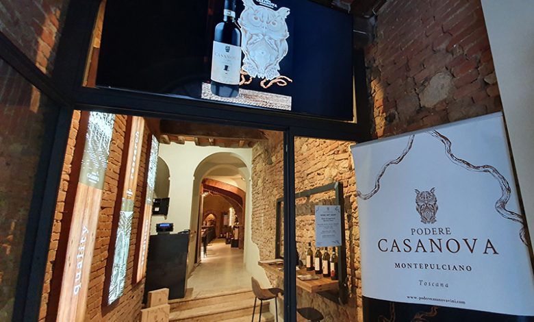 Montepulciano il Podere Casanova Wine Art Shop